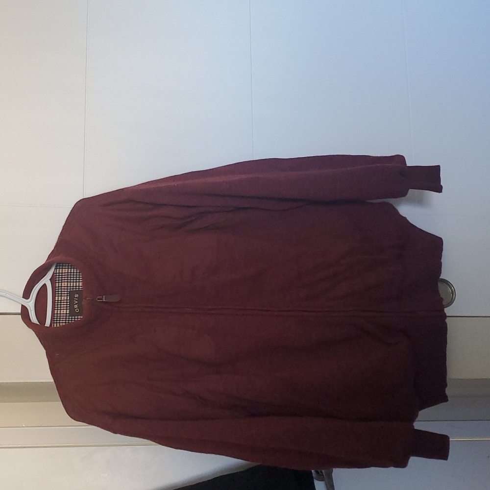 Orvis Size L Wool Jacket/Sweater